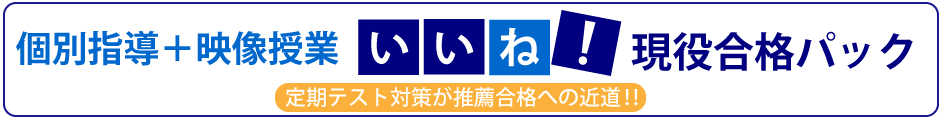 個別指導と映像授業でひとりひとりのスタイルに合わせた組み合わせが可能!
