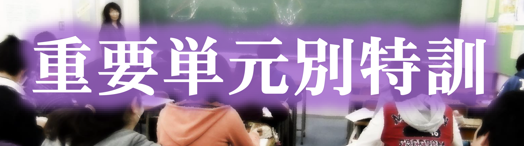 重要単元別特訓