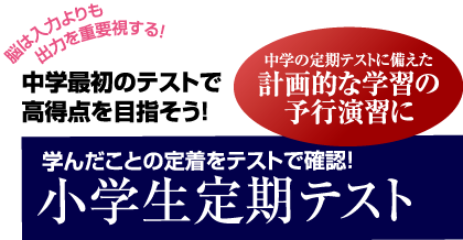 小学生定期テスト
