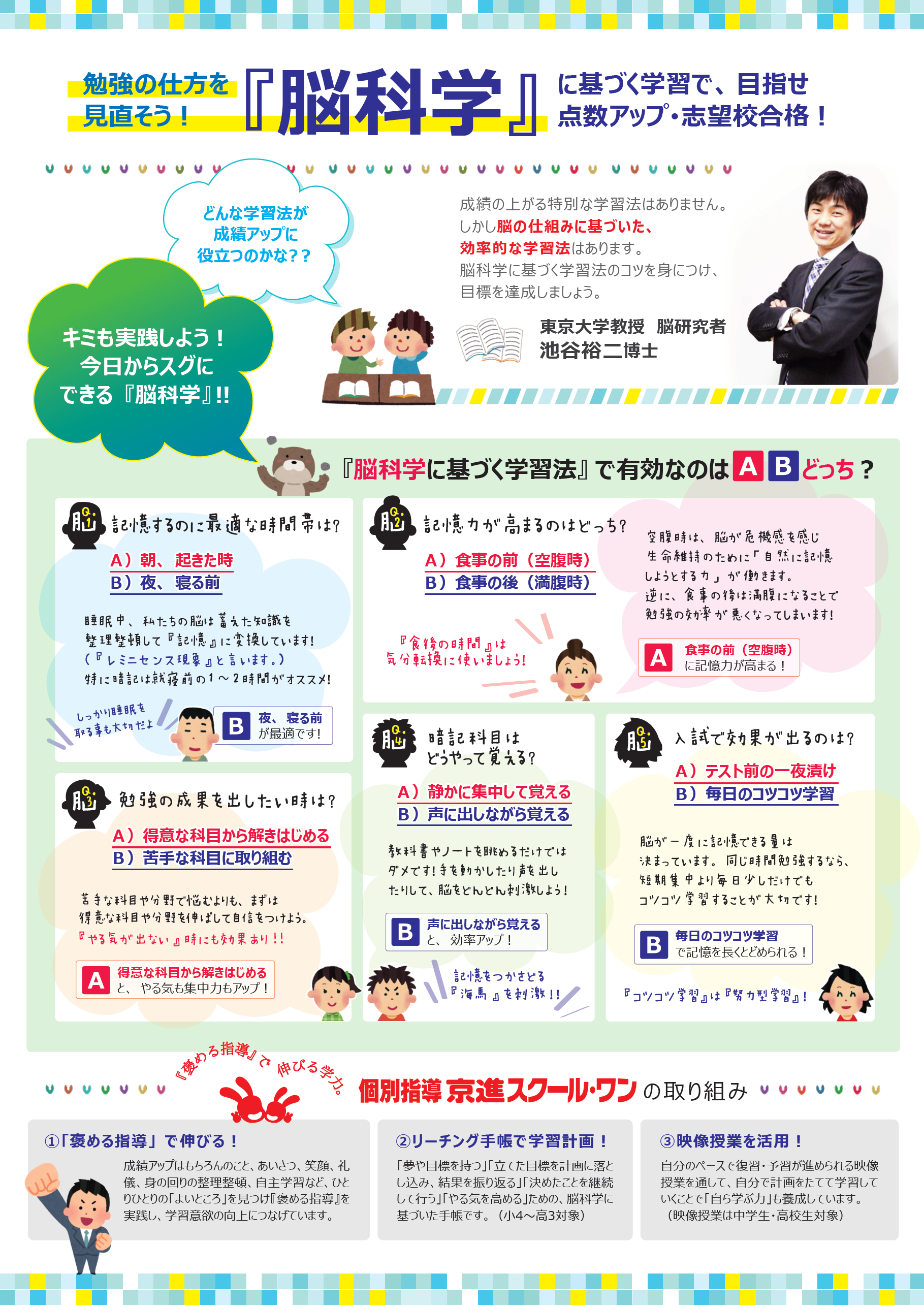 効率のいい勉強方法って 小学生 中学生 学習塾の京進 京都 滋賀 大阪 奈良 愛知を中心とした集合 個別指導
